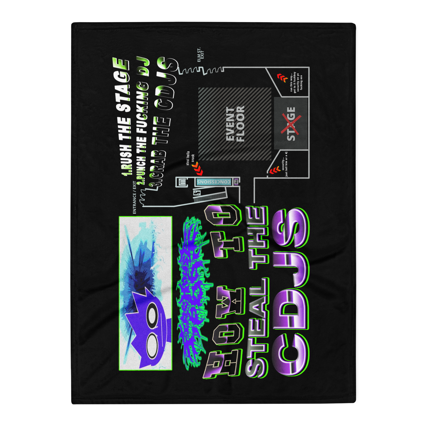 HOW TO STEAL THE CDJS THROW BLANKET