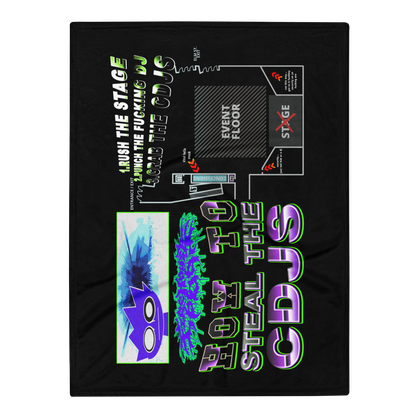 HOW TO STEAL THE CDJS THROW BLANKET