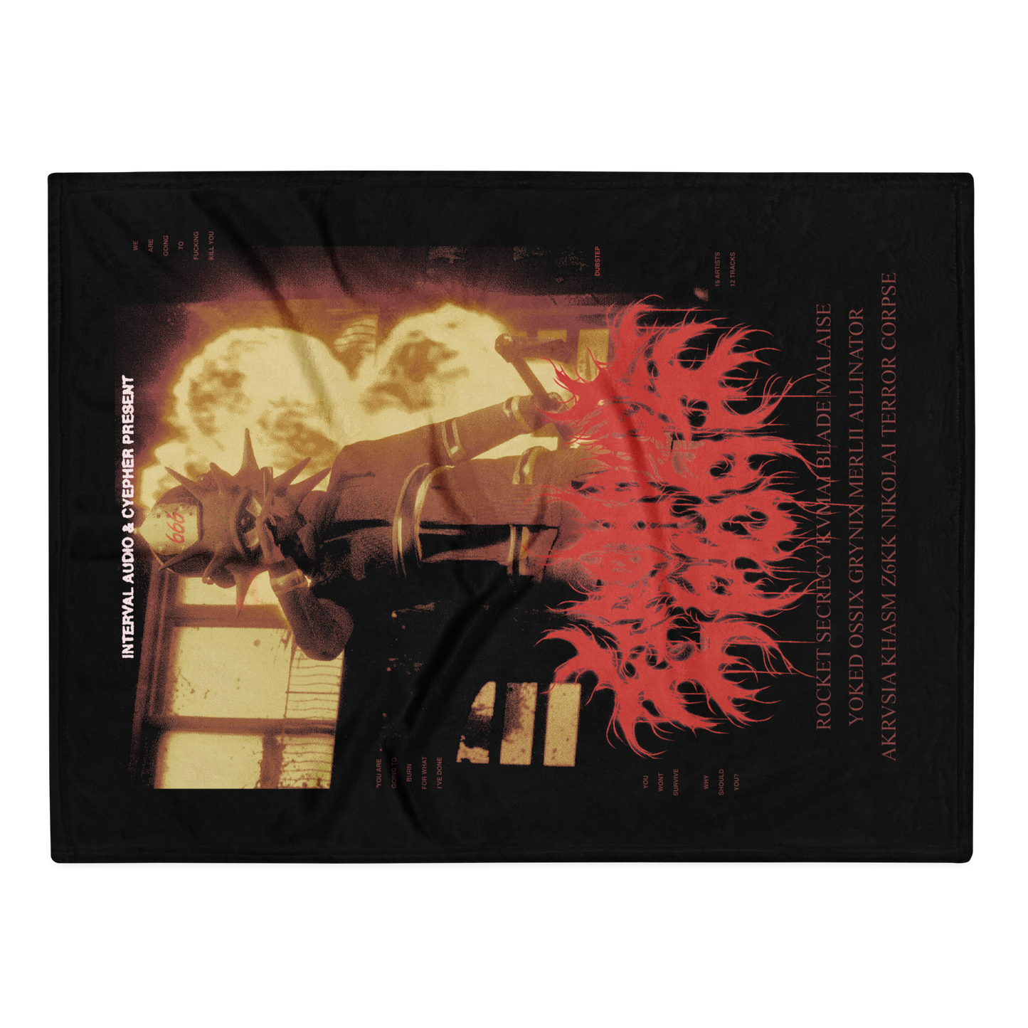 FH666 X INTERVAL ALBUM THROW BLANKET