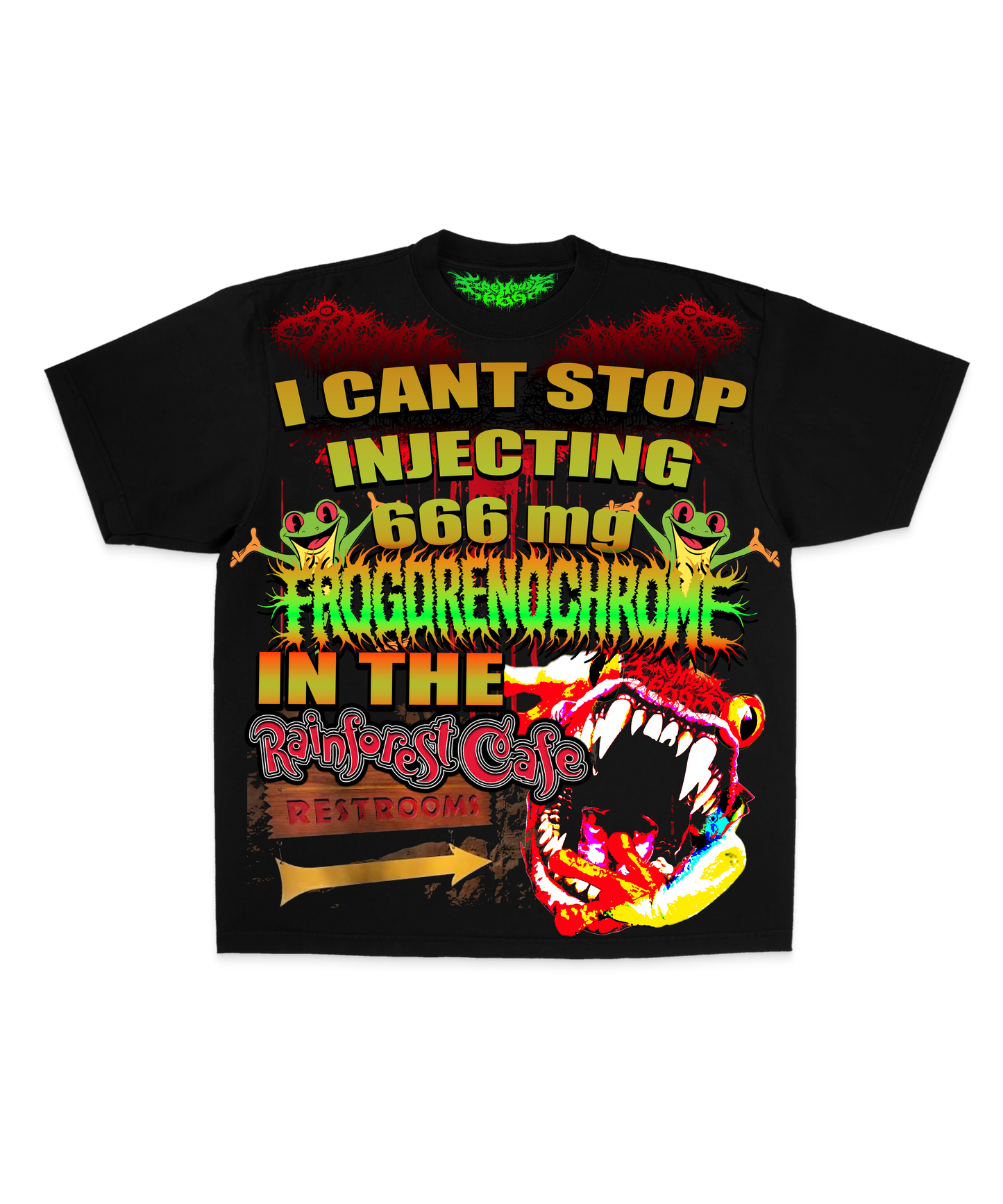 FROGDRENOCHROME TEE FH666xFROGMALLET
